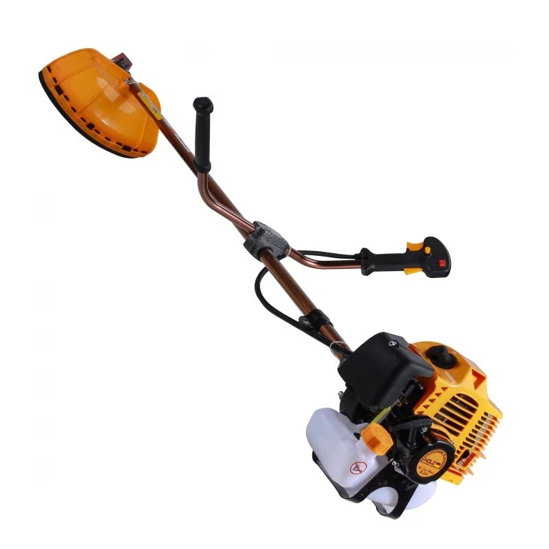 Motocoasa pe benzina, Campion CMP1544, motor in 2 timpi, 8.5CP, 4 accesorii, tija 28cm, galben-negru [3]