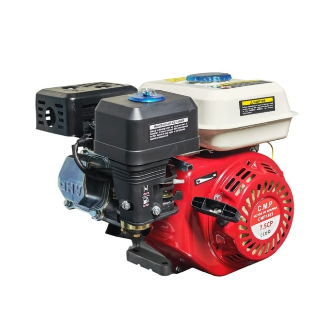 Motor benzina Motoyama Japan 7.5cp, 4 timpi, 196cmc, 3600rpm ax 200mm 3/4, Fulie dubla, pentru generator, motocultor, motopompa, motocoasa, circular [4]