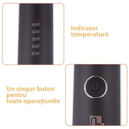 Ondulator electric cu clapeta pentru par, 52 W [9]