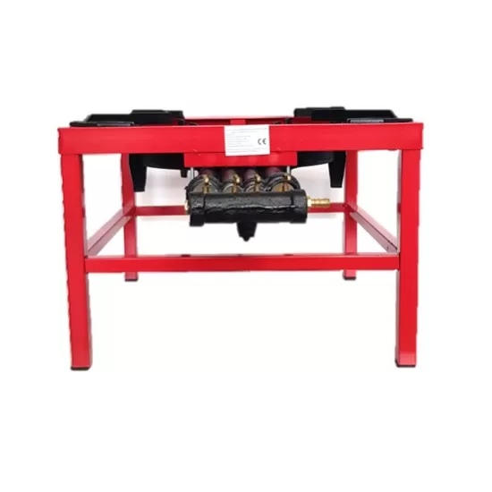 Arzator Premium butelie gaz GPL din fonta si otel, pirostrie 40 x 40 x 33 cm, cu 4 arzatoare [3]