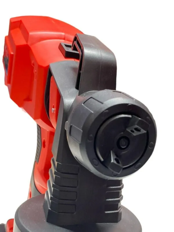 Pistol de Vopsit Electric cu Acumulator 21V Li-Ion, Rezervor 800 ml, Debit 650 ml/min, Duza Reglabila, Pulverizator Vopsea Fara Fir [3]