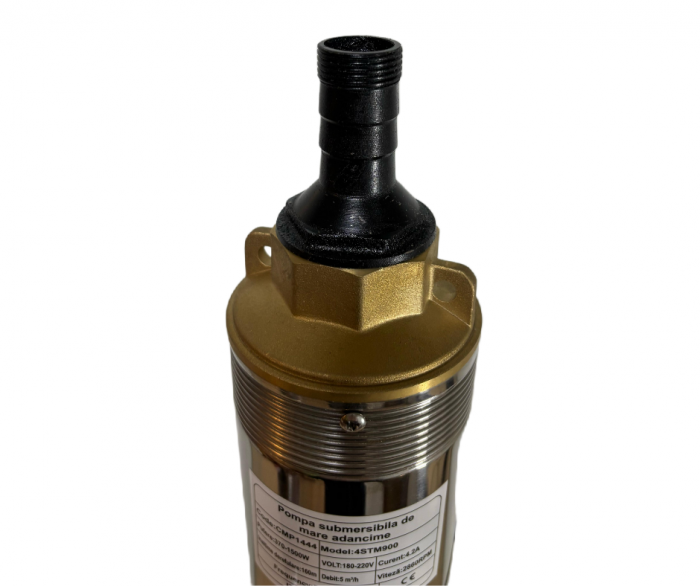 Pompa apa submersibila ZENITH Italy 4STM900, cu 16 turbine, 5000L/H, 1500W CABLU 20M Profesional [3]