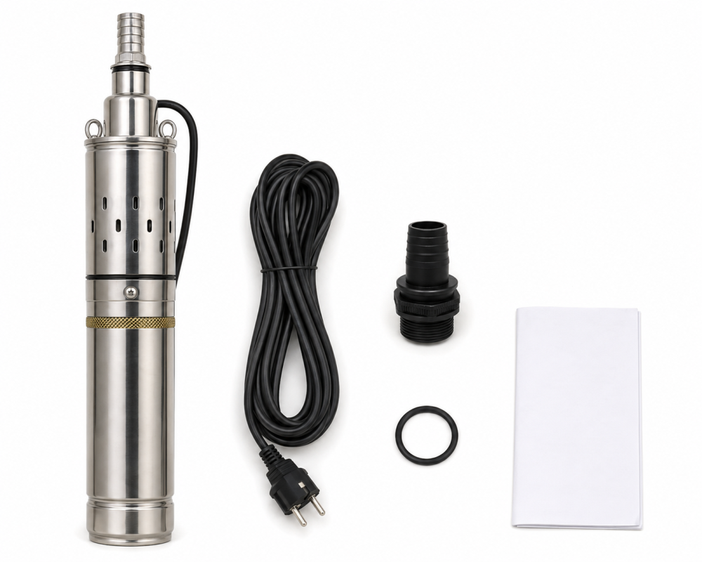 Pompa de Apă Submersibilă Campion CMP1327N, 1500W, Refulare 160m, Debit 5 m³/h, pentru Puțuri și Foraje [2]