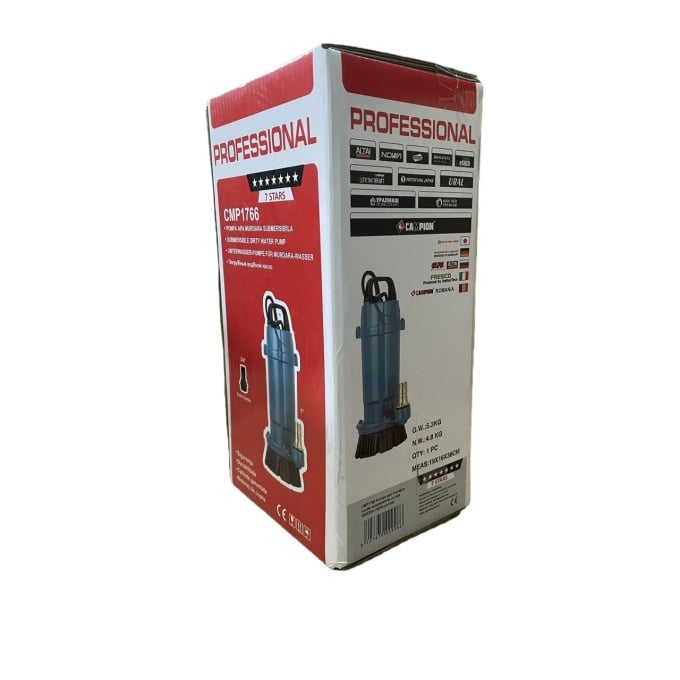 Pompa submersibila apa curata CMP1766 QDX3-25-0.75, 0.75kW, 1HP, debit 3 mc/h, inaltime refulare 25m, 2860RPM, 110-220V, fara plutitor [5]