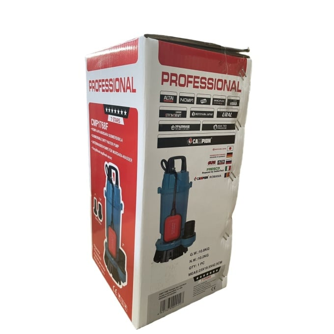 Pompa submersibila apa curata CMP1768F QDX30-45-1.5F, 1.5kW, 2HP, debit 30 mc/h, inaltime refulare 45m, iesire 2" / 1.5" / 1", 2860RPM, 110-220V, cu plutitor [4]