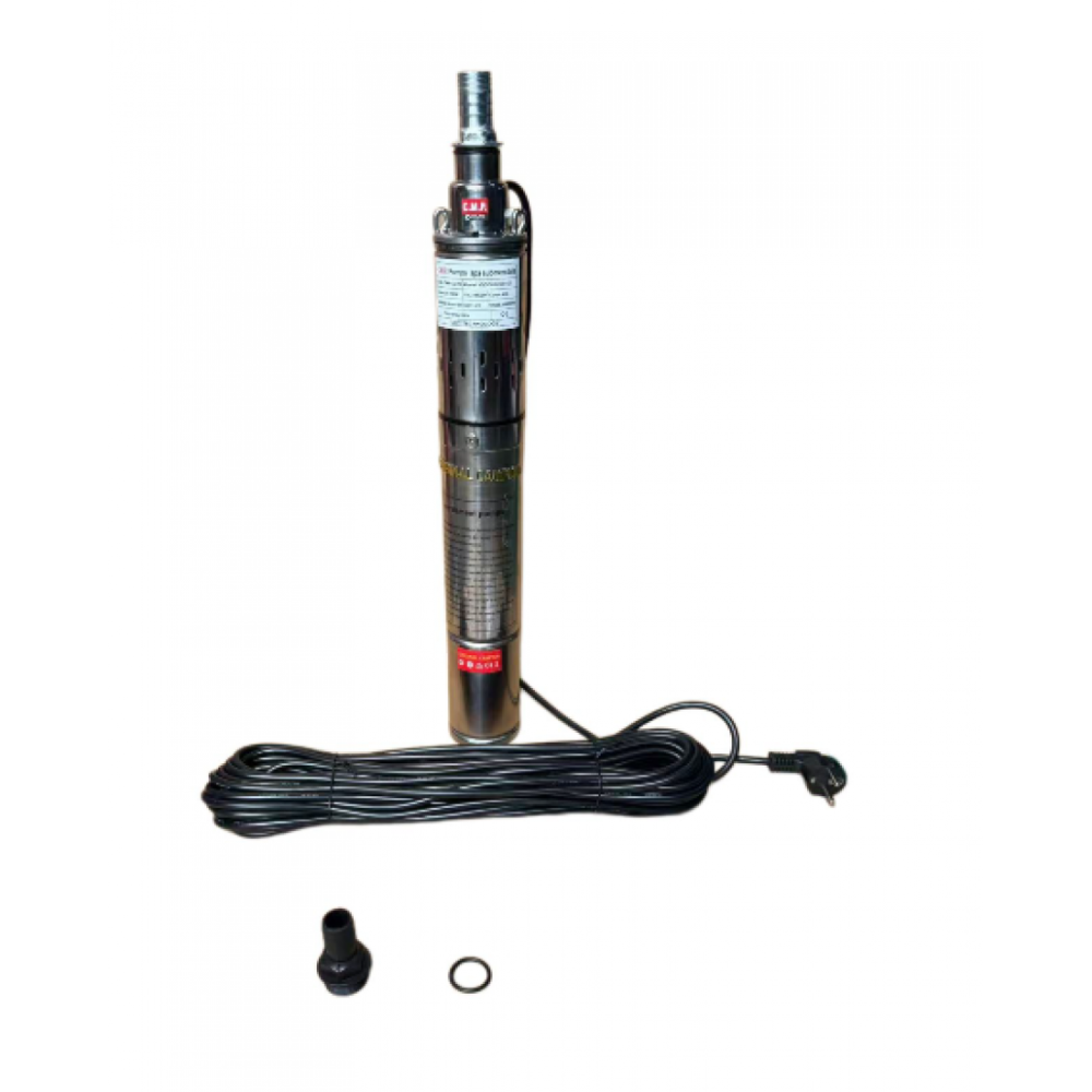Pompă Submersibilă de Adâncime Campion Professional CMP1327M, 1500W, Bobinaj Cupru, Diametru 8cm, Refulare 160m, Debit 5m³/h, cu Reducție 3/4" [3]