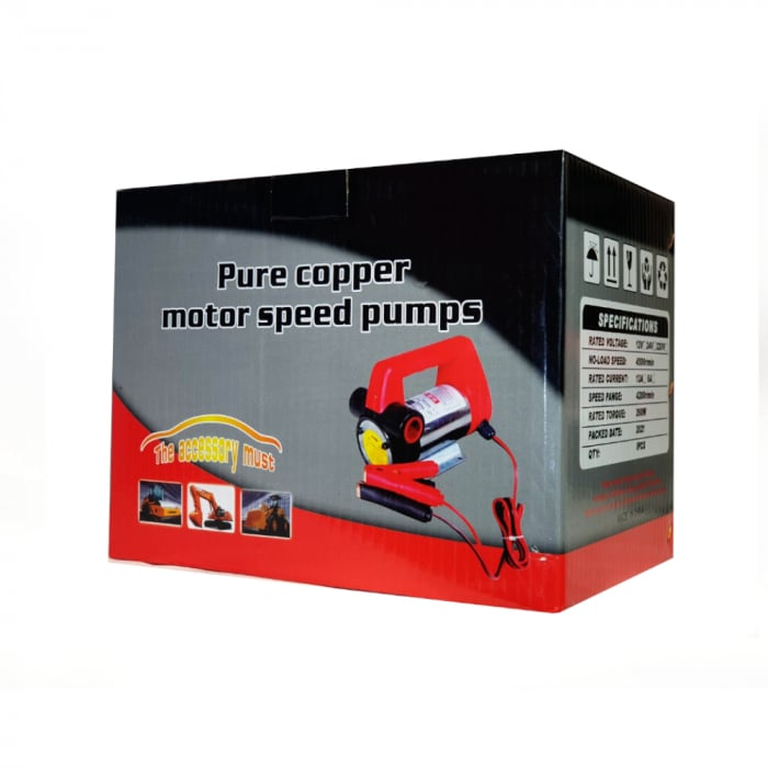 Pompa transfer lichide (motorina/ulei) 220V autoamorsare [4]