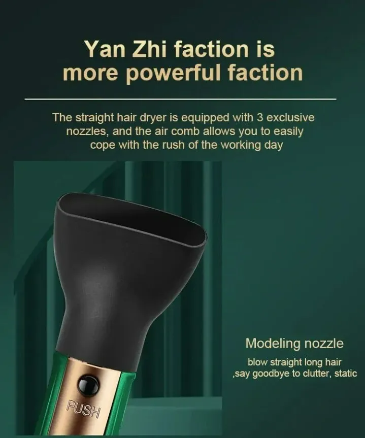 Remginton 3 in 1 Perie aer cald uscător de păr și perie de stil putere 3000w [2]