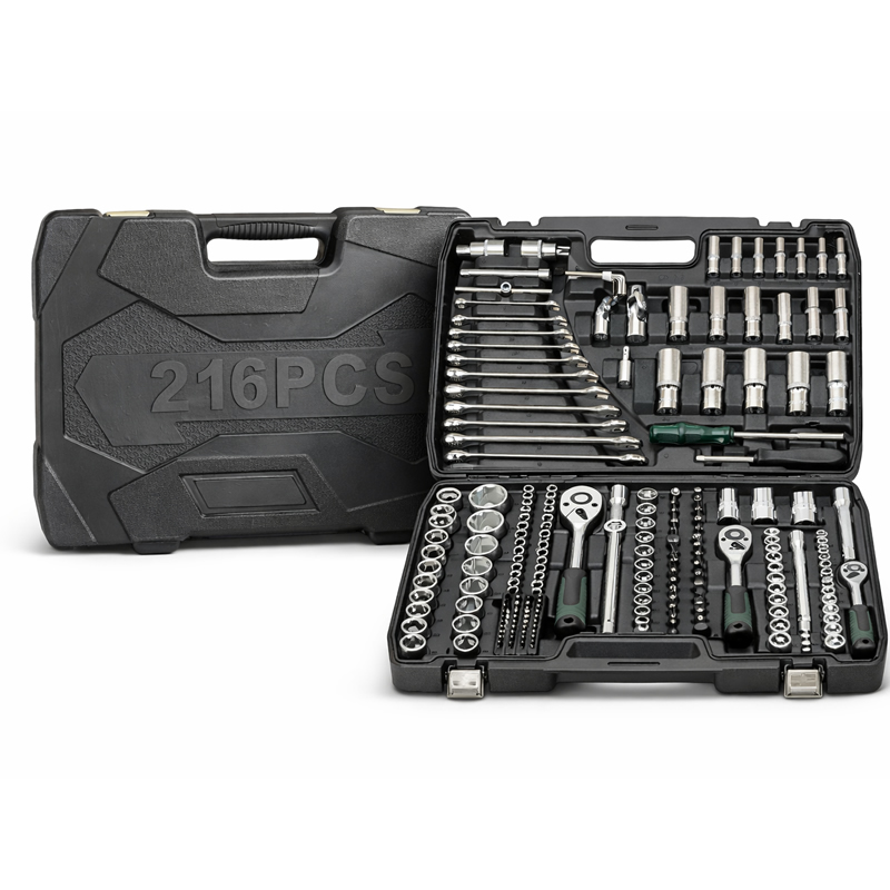 Set trusa chei 216 piese Campion, tubulare 1/4 inch, 3/8 inch, 1/2 inch, combinatii si biti, solutia completa pentru profesionisti [2]