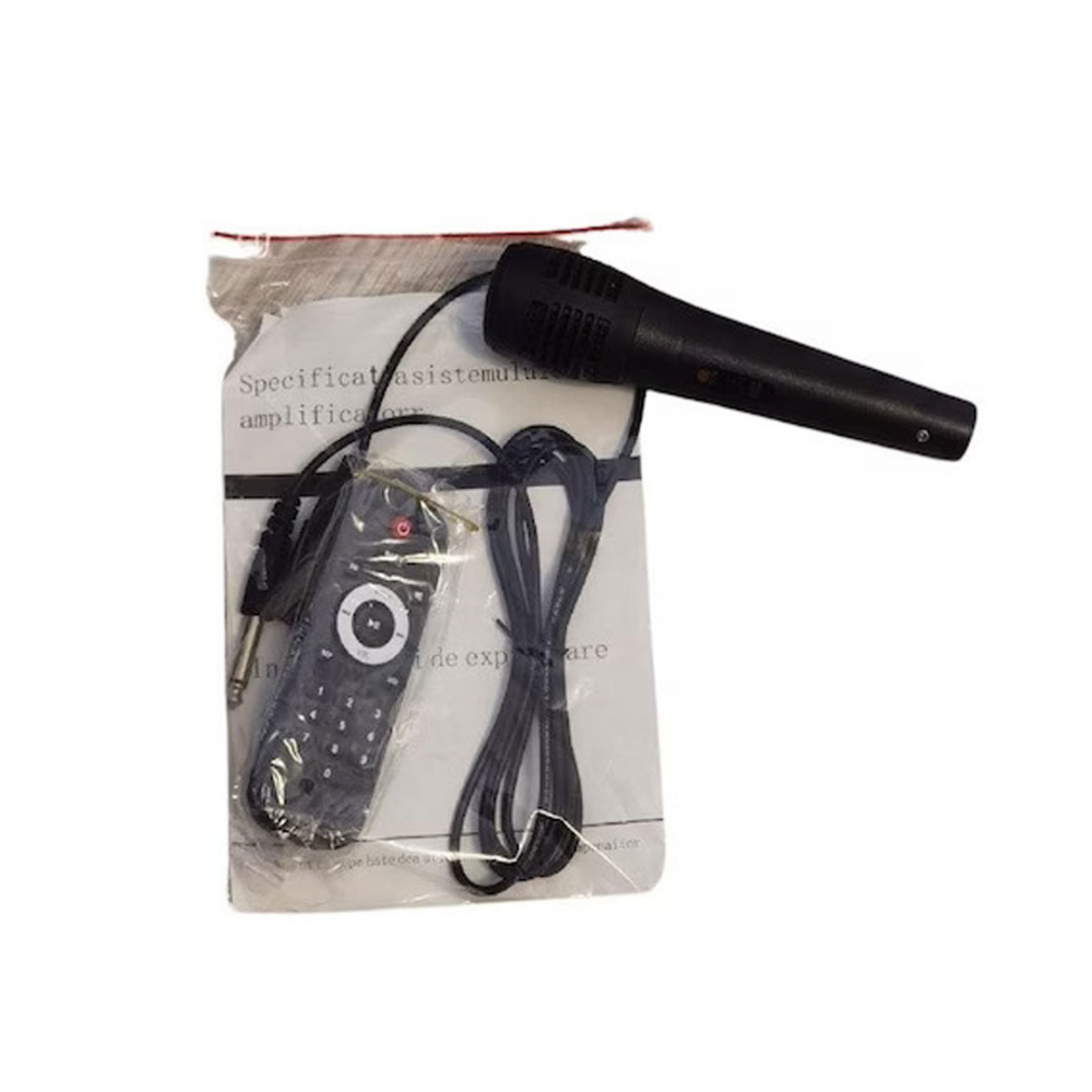Sistem Audio Profesional 2 Boxe SDK 600W P.M.P.O, Bluetooth, Microfon, Telecomanda, Bass puternic [2]