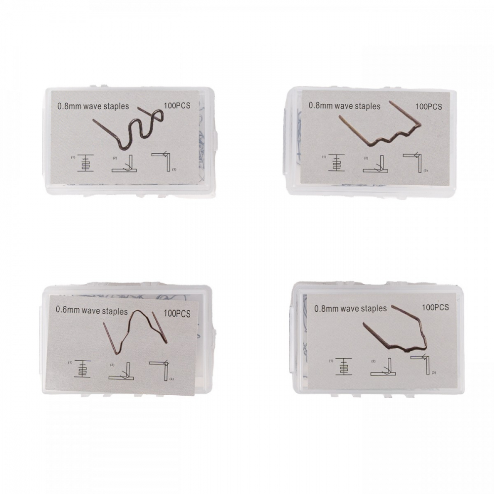 Trusa pistol lipit plastic la cald multifunctional, 400 capse, cleste si cutter, galben [6]