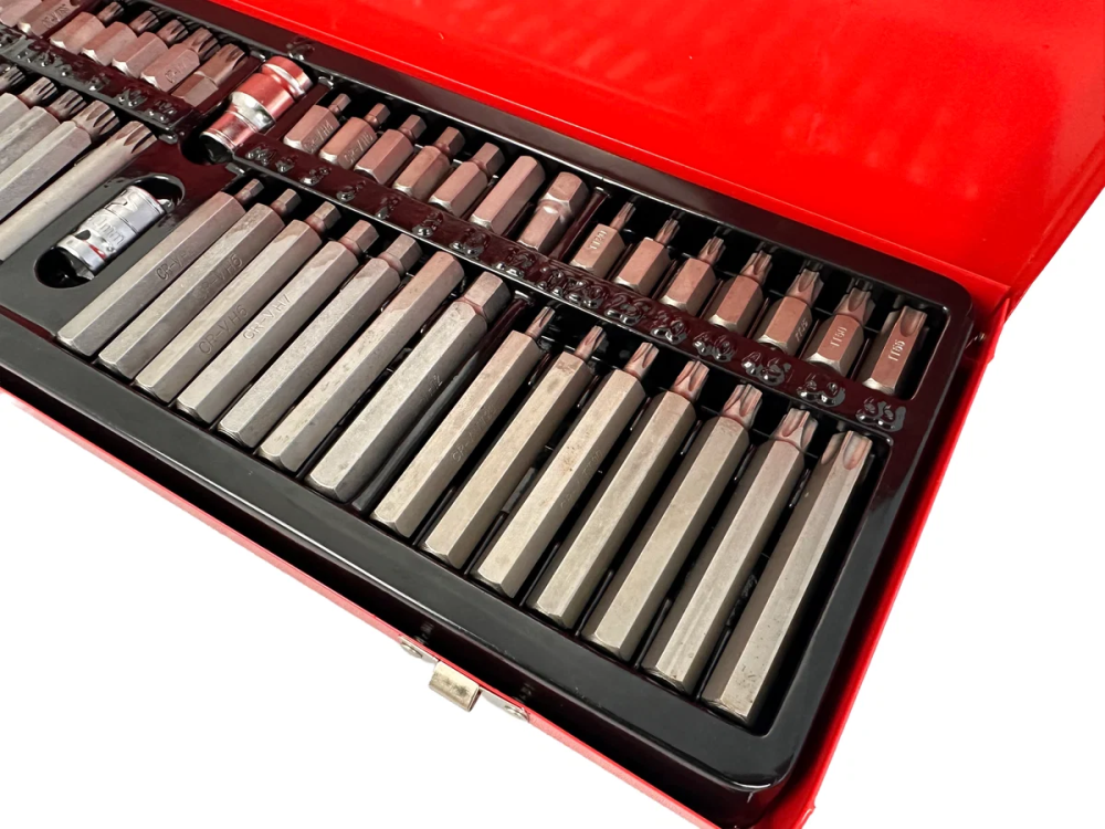 Trusă Profesională Biți , 54 Piese, HEX, Torx, Torx Security și Spline, CrV, Adaptoare 1/2” și 3/8” [5]