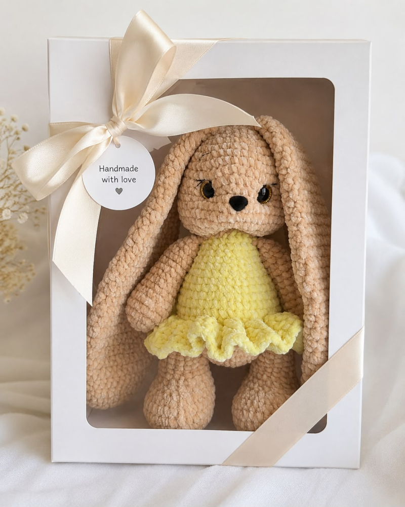 Iepuraș croșetat Bunny – creație handmade personalizabilă [2]