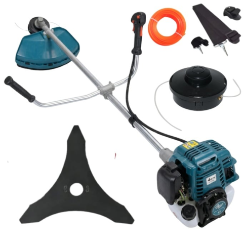 Gradina - *8.5CP, 4TIMPI* Motocoasa pe benzina 4 timpi, 8.5CP, 58CC, 12000 rot/min, maner anti-vibratii, easy-start, MOTOYAMA JAPAN CMP1802 - albastru