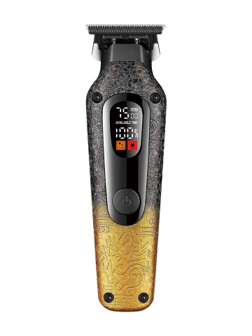 Îngrijire personală & Cosmetice - Trimmer Profesional VGR V-879T pentru Barbă și Păr, Lamă Ceramică și Titan, Acumulator, Display Digital, Încărcare USB