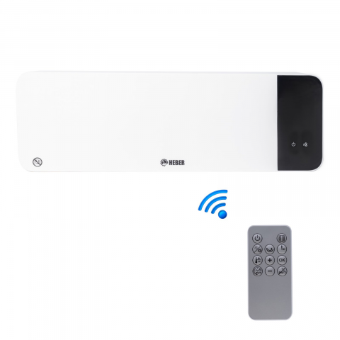 Aerotermă de perete cu ventilator si telecomanda 2000w, cu program stop [1]