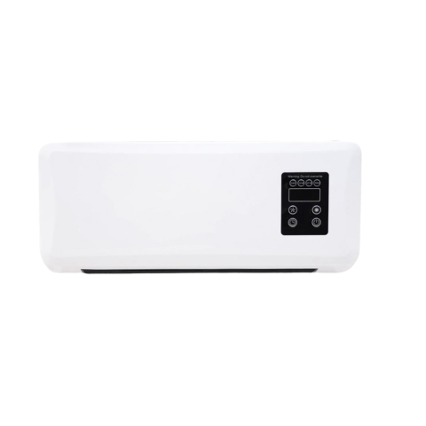 Aerotermă Electrică 2 în 1 Cald/Rece, 1800W, Temperatură Reglabilă 16–40°C, Telecomandă, Protecție la Supraîncălzire, Montare pe Perete, Alb [1]