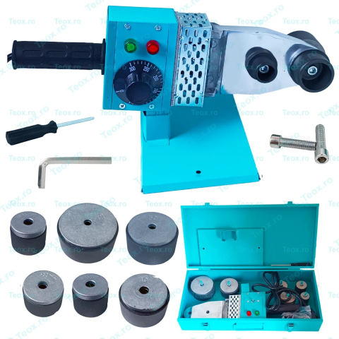 Accesorii auto - Aparat de Lipit tevi PPR Plita Sudat Tevi 1000W 6 Bacuri CMP0702