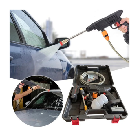 Accesorii auto - Aparat De Spalat Cu Presiune cu 2 Acumulatori 48v, Incarcator si Accesorii