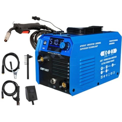 Aparat de sudura tip Invertor cu sarma 510A, MMA/MIG/MAG SARMA INCLUSA  afisaj digital, ventilat, URAL MASH IGBT TEHNOLOGY ULTRA HYBRID POWER [1]
