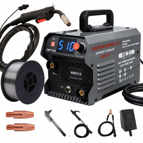 Gradina - Aparat de sudura tip Invertor cu sarma 510A, MMA/MIG/MAG, SARMA INCLUSA *CABLU SUDURA 3M*, afisaj digital, ventilat, URAL MASH IGBT TEHNOLOGY ULTRA HYBRID POWER