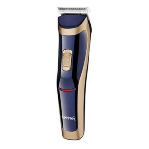 Aparat de Tuns Reincarcabil Gemei GM-6005, Lame otel inoxidabil, 4 Accesorii - Ergonomic - Gold [1]