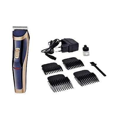 Îngrijire personală & Cosmetice - Aparat de Tuns Reincarcabil Gemei GM-6005, Lame otel inoxidabil, 4 Accesorii - Ergonomic - Gold