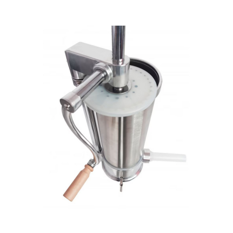 Aparat de umplut Carnati Vertical din Inox 4 kg, 6 palnii incluse (10 mm, 17 mm, 21 mm, 25 mm si 29 mm) PROFESIONAL [1]