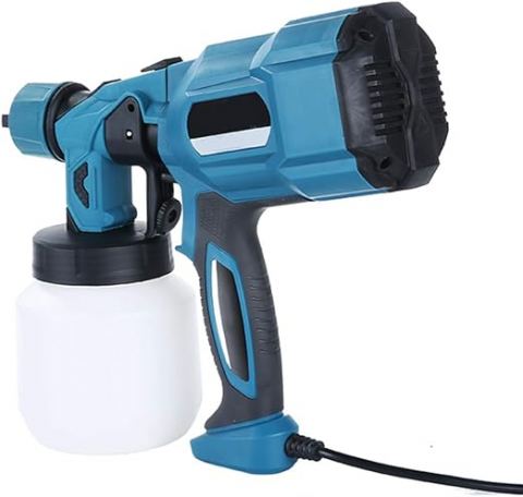 Aparat Profesional De Vopsit Și Zugrăvit LEIHMANN, Electric, Cu Rezervor De Vopsea, 800 ml si 2 Acumulatori, 36V, Portabil [6]