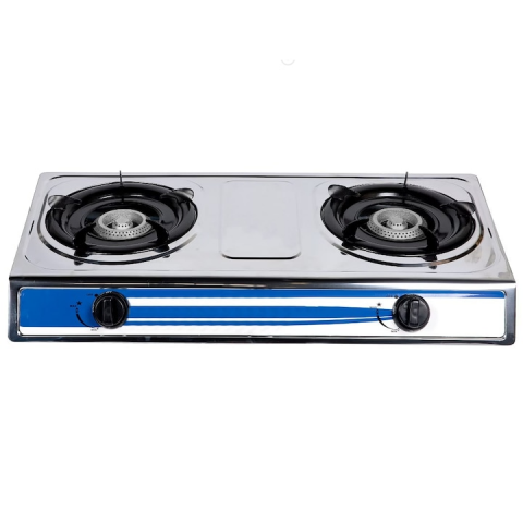 Accesorii bucatarie - Aragaz cu 2 ochiuri inox, cu alimentare GPL -
