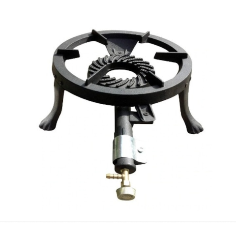 Arzator Rotund Craft-Tec® MX117, Pirostrie din Fonta pentru Interior si Exterior, Diametru 33 cm, Putere 6.5 kW [0]