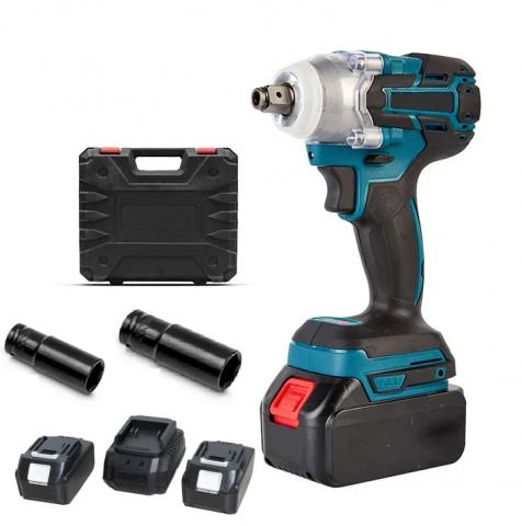 Bormasina cu Impact PROFESIONAL 48V, Cu 2 Acumulatori, 3500 RPM 38 accesorii [1]