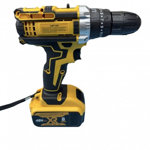 Bormasina Motoyama Japan, 120 piese, 48V 8AH doua Baterii extra, incarcator inclus, model 2025 [2]