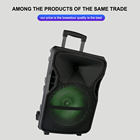 Boxa difuzor Bluetooth Karaoke Microfon cu iluminare LED RGB Difuzor cu bass mare Funcționare cu baterie Radio pe acumulator [3]