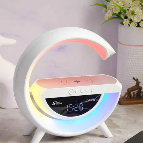 TV, Audio-Video & Foto - Boxa incarcator wifi cu lumini ambientale