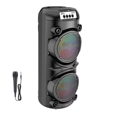 Boxa portabila ZQS6223, Bluetooth, Karaoke led player, Microfon, 1800mAh, 100W PMPO, 51cm [1]