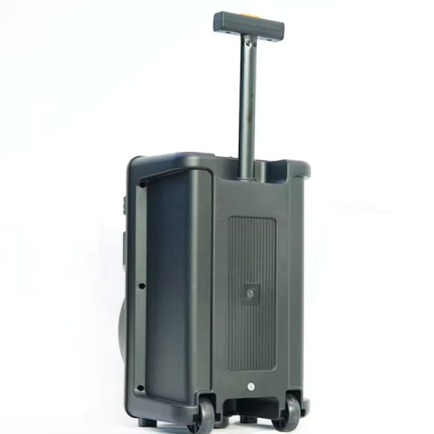 Boxa portabila, troller, ZQS-8158 , Bluetooth, Difuzor 8" Inch, 3000 mAh, 20W PMPO, Subwoofer Super Bass, Microfon, Telecomanda [1]