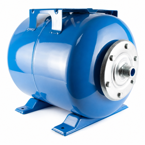 Truse, Scule de mana si unelte - Butelie hidrofor metal 50L Campion HT CMP1296, vas de expansiune cu membrană, pentru sisteme de alimentare cu apă, albastru