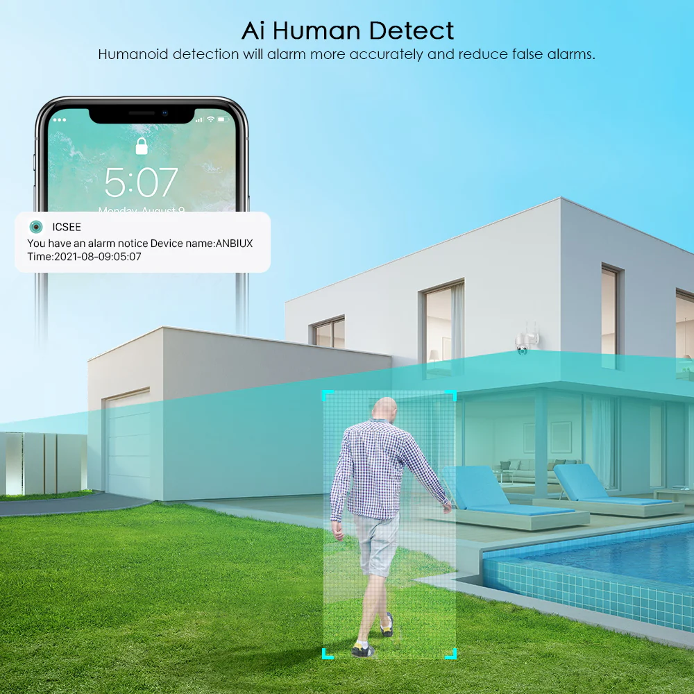 Cameră de supraveghere externă cu Wifi si aplicatie [2]