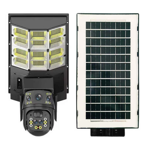 Sisteme de supraveghere si securitate - Cameră de Supraveghere Solară 4MP cu Lampă LED, PTZ, WiFi / 4G, Acumulator 18000mAh, PIR + Radar, V380 Pro, IP66