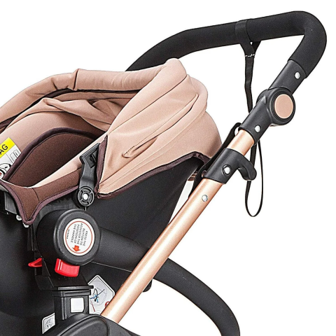 Carucior Copii 2 in 1 Transformabil Landou-Sport, 0-36 Luni, Sezut Reversibil, Suspensii, Roti Cauciuc, Cadru Aluminiu, Maner Reglabil [4]