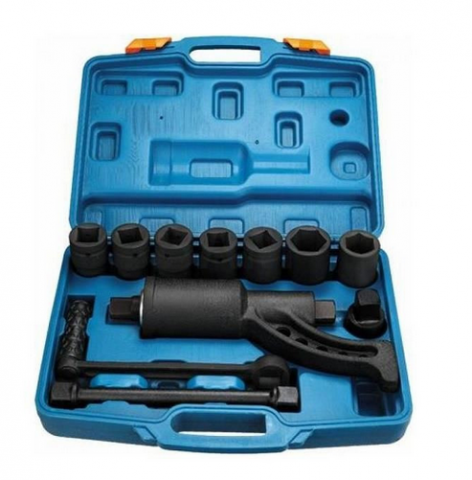Accesorii auto - Cheie de roti camion, cu reductor, 7 tubulare incluse, 4800 Nm
