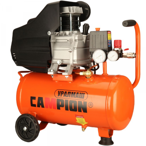 TV, Audio-Video & Foto - Compresor aer pe ulei Campion, 1800 W, 24 L, 3000 rpm, 200 l/min, 8 bar