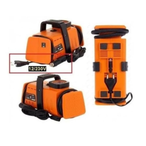 Compresor Auto Dual Power 12V / 220V, 200 PSI, 10 Bar, 20L/min, Manometru Integrat, pentru Autoturisme, Motociclete și Biciclete [5]