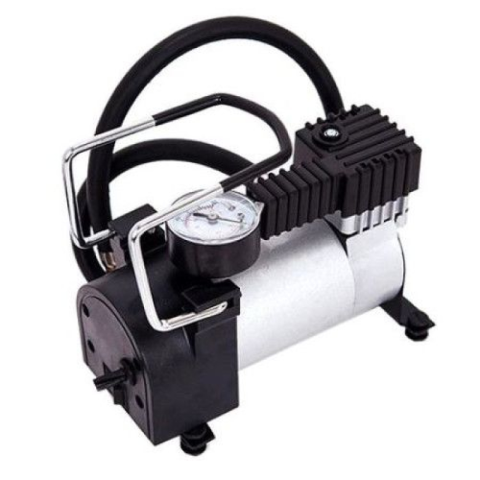 Compresor Auto Portabil 12V, 150 PSI, 35L/min, Manometru Integrat, Duze Multiple, pentru Autoturisme, SUV-uri și Biciclete [3]