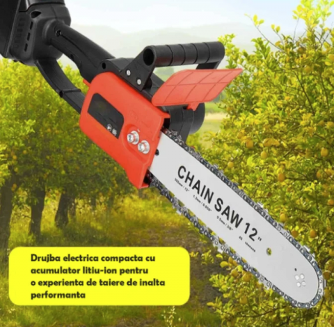 Drujba cu 2 Acumulatori, 48V, Lama 30cm 2400W MX1016 [1]