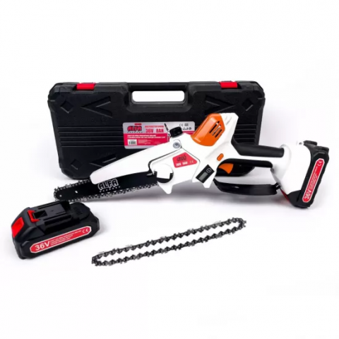 Casă & Grădină - Mini fierastrau Drujba KraftWorld 2 acumulatori 48v 8Ah ,sistem ungere lant