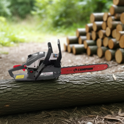 Drujba cu lant pe benzina 7.5CP Campion, 2 timpi, 40 cm lungime lama, lant 32 dinti, pornire easy start [4]