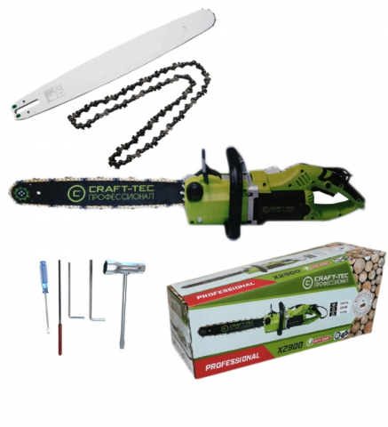 Casă & Grădină - Drujba electrica cu cablu Craft tec X2900 3.94 HP 2.9 Kw MX047