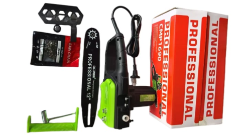 Drujba electrica lama 30CM cu motor fara perii, sistem ungere, Fierastrau Campion Profesional [1]